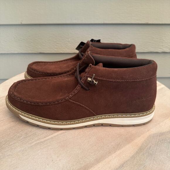 Eddie Bauer Men’s Chukka Boots Size 12 Caribou Brown Suede Leather New - Picture 4 of 12